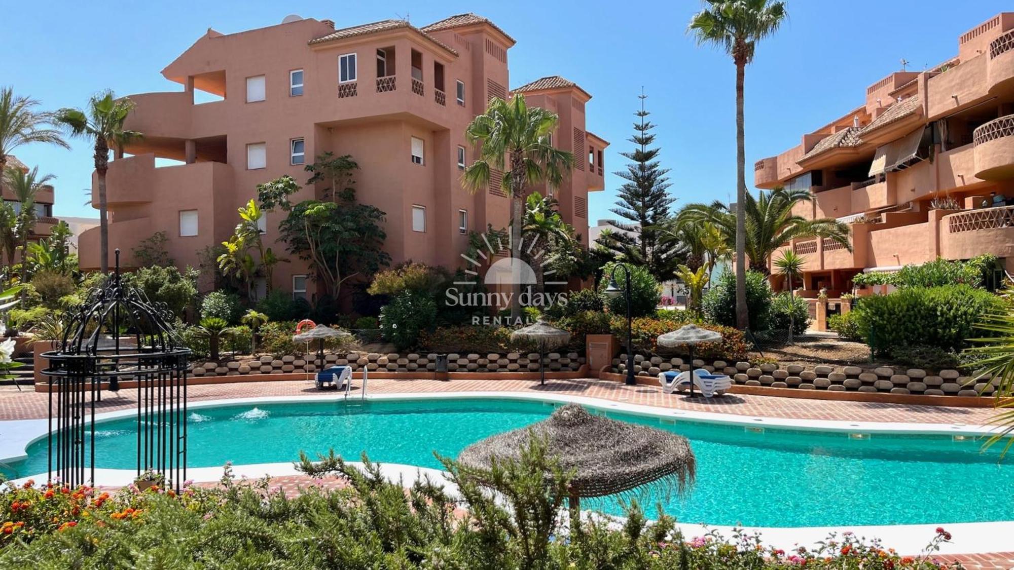 Апартаменти Almerimar, Terraza,Piscinas,Parking,Gym Ель-Ехідо Екстер'єр фото